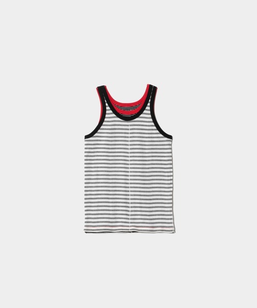MILLER（ミラー）の「Miller flip tank-top（タンクトップ・レディース・ブラック×レッド/ブラック×ホワイト/サックスブルー/ホワイト×レッド・38）」の5枚目の写真