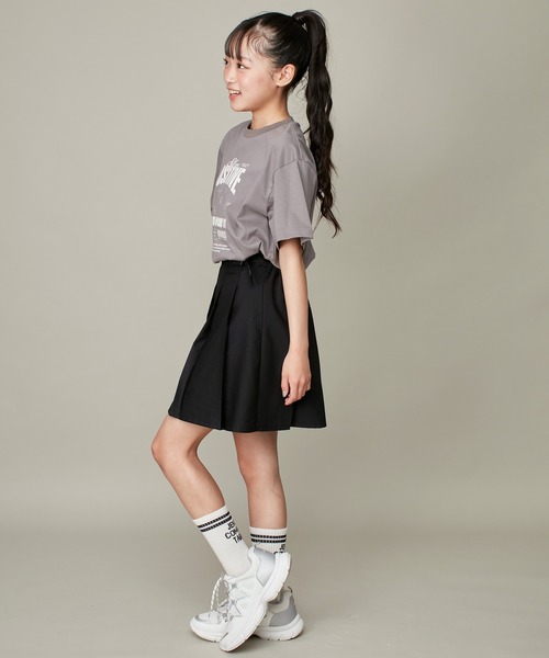 SISTER JENNI(SISTER JENNI)の「【ウエスト調整可】バックル付きプリーツスカート(スカート・キッズ・ブラック/チャコールグレー・130cm/140cm/150cm/160cm)」の22枚目の写真