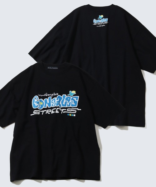 Mark Gonzales（マーク・ゴンザレス）の「【Mark Gonzales/マーク ゴンザレス】アートワークデザイン プリント半袖Tシャツ（Tシャツ/カットソー・メンズ・ブラック系その他/ブラック系その他3/ホワイト系その他2/ブラック系2/ホワイト系その他4/ブラック系4/ブラック系その他5/ブラック/ブラック系その他2/ホワイト系その他5/ブラック系5/ホワイト系その他6/ブラック系6/ホワイト系その他7/ブラック系7/ホワイト/ホワイト系その他/ブラック系1/ホワイト系その他3/ブラック系3/ブラック系その他4/ブラック系その他6/ブラック系/ブラック系その他7・L/M/XL）」の10枚目の写真