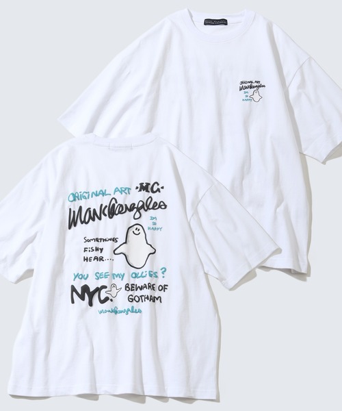 Mark Gonzales（マーク・ゴンザレス）の「【Mark Gonzales/マーク ゴンザレス】アートワークデザイン プリント半袖Tシャツ（Tシャツ/カットソー・メンズ・ブラック系その他/ブラック系その他3/ホワイト系その他2/ブラック系2/ホワイト系その他4/ブラック系4/ブラック系その他5/ブラック/ブラック系その他2/ホワイト系その他5/ブラック系5/ホワイト系その他6/ブラック系6/ホワイト系その他7/ブラック系7/ホワイト/ホワイト系その他/ブラック系1/ホワイト系その他3/ブラック系3/ブラック系その他4/ブラック系その他6/ブラック系/ブラック系その他7・L/M/XL）」の5枚目の写真