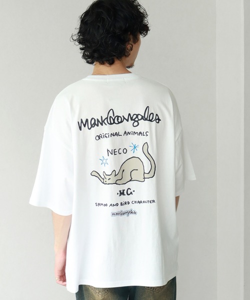 Mark Gonzales（マーク・ゴンザレス）の「【Mark Gonzales/マーク ゴンザレス】アートワークデザイン プリント半袖Tシャツ（Tシャツ/カットソー・メンズ・ブラック系その他/ブラック系その他3/ホワイト系その他2/ブラック系2/ホワイト系その他4/ブラック系4/ブラック系その他5/ブラック/ブラック系その他2/ホワイト系その他5/ブラック系5/ホワイト系その他6/ブラック系6/ホワイト系その他7/ブラック系7/ホワイト/ホワイト系その他/ブラック系1/ホワイト系その他3/ブラック系3/ブラック系その他4/ブラック系その他6/ブラック系/ブラック系その他7・L/M/XL）」の7枚目の写真