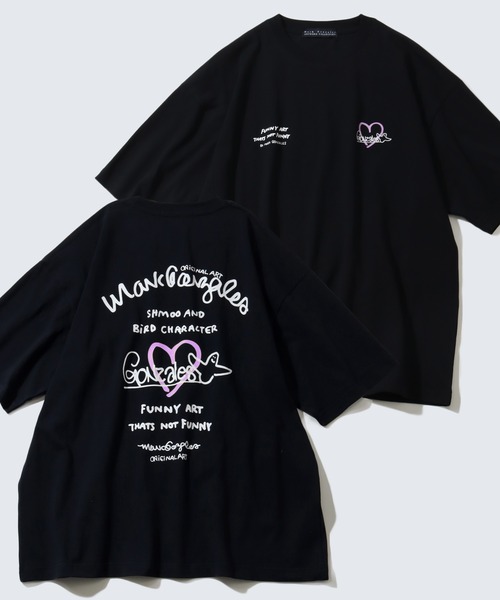 Mark Gonzales（マーク・ゴンザレス）の「【Mark Gonzales/マーク ゴンザレス】アートワークデザイン プリント半袖Tシャツ（Tシャツ/カットソー・メンズ・ブラック系その他/ブラック系その他3/ホワイト系その他2/ブラック系2/ホワイト系その他4/ブラック系4/ブラック系その他5/ブラック/ブラック系その他2/ホワイト系その他5/ブラック系5/ホワイト系その他6/ブラック系6/ホワイト系その他7/ブラック系7/ホワイト/ホワイト系その他/ブラック系1/ホワイト系その他3/ブラック系3/ブラック系その他4/ブラック系その他6/ブラック系/ブラック系その他7・L/M/XL）」の11枚目の写真
