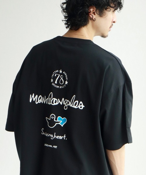 Mark Gonzales（マーク・ゴンザレス）の「【Mark Gonzales/マーク ゴンザレス】アートワークデザイン プリント半袖Tシャツ（Tシャツ/カットソー・メンズ・ブラック系その他/ブラック系その他3/ホワイト系その他2/ブラック系2/ホワイト系その他4/ブラック系4/ブラック系その他5/ブラック/ブラック系その他2/ホワイト系その他5/ブラック系5/ホワイト系その他6/ブラック系6/ホワイト系その他7/ブラック系7/ホワイト/ホワイト系その他/ブラック系1/ホワイト系その他3/ブラック系3/ブラック系その他4/ブラック系その他6/ブラック系/ブラック系その他7・L/M/XL）」の12枚目の写真