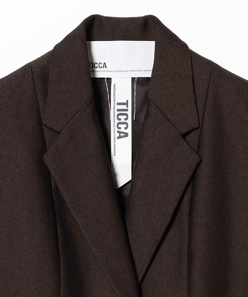 TICCA(ティッカ)の「TICCA / ウール テイラー ベスト(ベスト・レディース・ブラウン・ONE SIZE)」の7枚目の写真