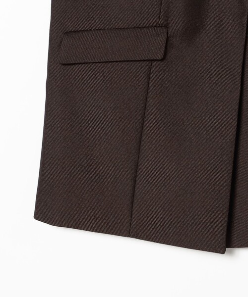 TICCA(ティッカ)の「TICCA / ウール テイラー ベスト(ベスト・レディース・ブラウン・ONE SIZE)」の6枚目の写真