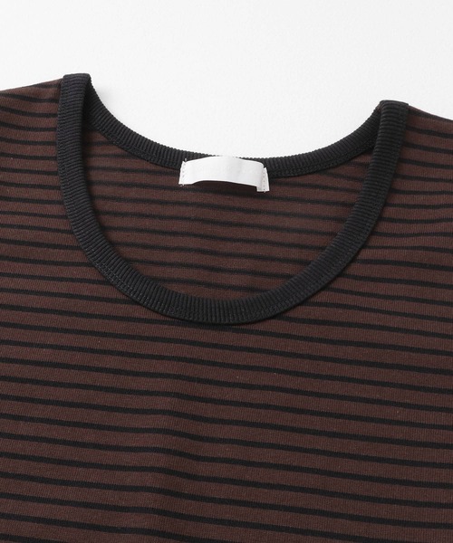 SENSE OF PLACE by URBAN RESEARCH(センスオブプレイスバイアーバンリサーチ)の「ボーダータンクトップ(タンクトップ・メンズ・アイボリー/ブラック/ブラウン・MEDIUM/LARGE)」の7枚目の写真