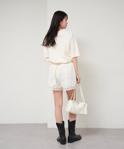 セール】パッチワークレースショートパンツ（その他パンツ