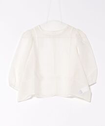 WEB限定オーガンジーボリュームスリーブブラウス
