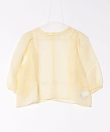 WEB限定オーガンジーボリュームスリーブブラウス