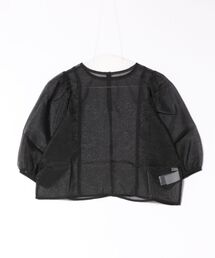 WEB限定オーガンジーボリュームスリーブブラウス
