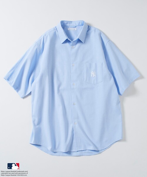 MLB（メジャーリーグベースボール）の「FREAK’S STORE/フリークスストア MLB S/S オックスフォード シャツ（シャツ/ブラウス・メンズ・ホワイト/サックスブルー/その他13・MEDIUM/LARGE）」の10枚目の写真