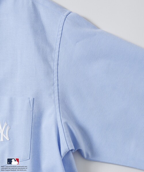 MLB（メジャーリーグベースボール）の「FREAK’S STORE/フリークスストア MLB S/S オックスフォード シャツ（シャツ/ブラウス・メンズ・ホワイト/サックスブルー/その他13・MEDIUM/LARGE）」の15枚目の写真