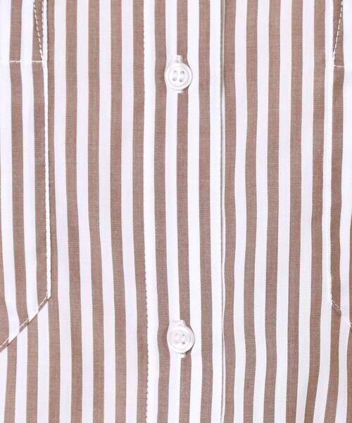 Dessin（デッサン）の「【洗える】クロップド丈シャツ（XS～L）（シャツ/ブラウス・レディース・イエロー系2/ネイビー系6/ブラウン系その他3・03/02/01/00）」の11枚目の写真