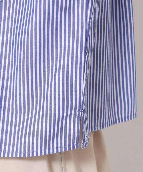 Dessin（デッサン）の「【洗える】クロップド丈シャツ（XS～L）（シャツ/ブラウス・レディース・イエロー系2/ネイビー系6/ブラウン系その他3・03/02/01/00）」の21枚目の写真