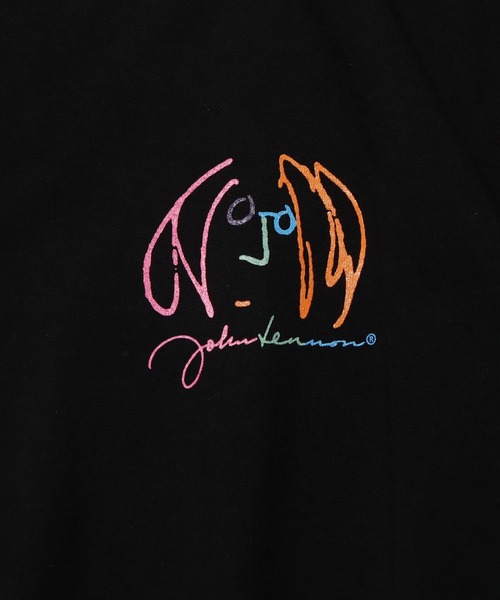 +81BRANCA(ハチイチブランカ)の「▲+81BRANCA/ハチイチブランカ John Lennon portrait&sign big tee Tシャツ グラフィックTシャツ(Tシャツ/カットソー・メンズ・ブラック/ホワイト・FREE)」の19枚目の写真