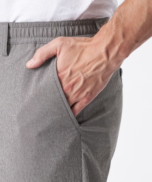 EPOCA UOMO(エポカウォモ)の「【セットアップ対応】マイクロサッカーパンツ(その他パンツ・メンズ・グレー系その他/ブラック/グレー・46/48)」の10枚目の写真