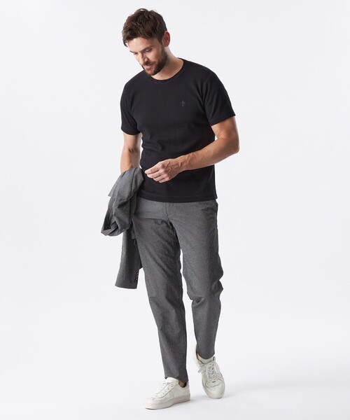 EPOCA UOMO(エポカウォモ)の「【セットアップ対応】マイクロサッカーパンツ(その他パンツ・メンズ・グレー系その他/ブラック/グレー・46/48)」の12枚目の写真