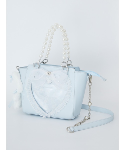 Ank Rouge(アンクルージュ)の「【痛バ】ぬいと一緒におでかけ確定ファンサのおまじないBAG 【小】(ショルダーバッグ・レディース・ピンク/ホワイト/ブラック/ブルー・FREE)」の3枚目の写真