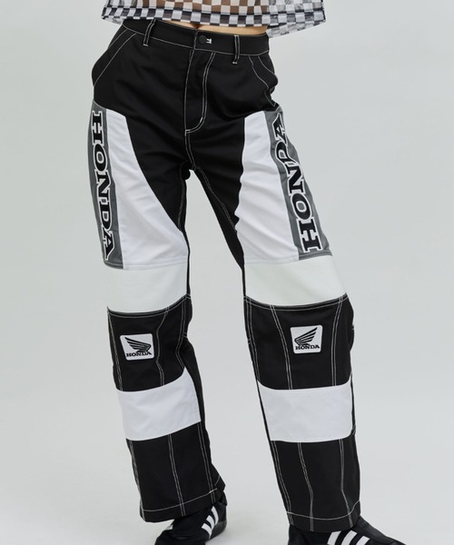 atmos pink（アトモスピンク）の「HONDA x atmos pink Racing Pants / ホンダ アトモス ピンク レーシング パンツ 【SP】（その他パンツ・レディース・ブルー/ブラック・M/S）」の2枚目の写真