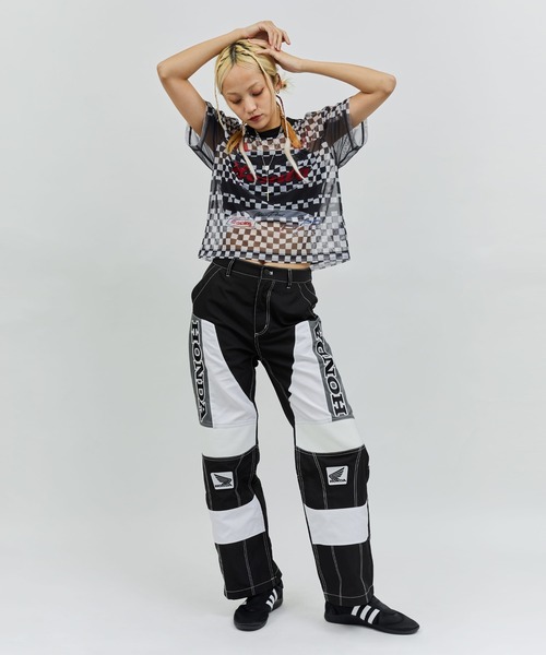 atmos pink（アトモスピンク）の「HONDA x atmos pink Racing Pants / ホンダ アトモス ピンク レーシング パンツ 【SP】（その他パンツ・レディース・ブルー/ブラック・M/S）」の12枚目の写真