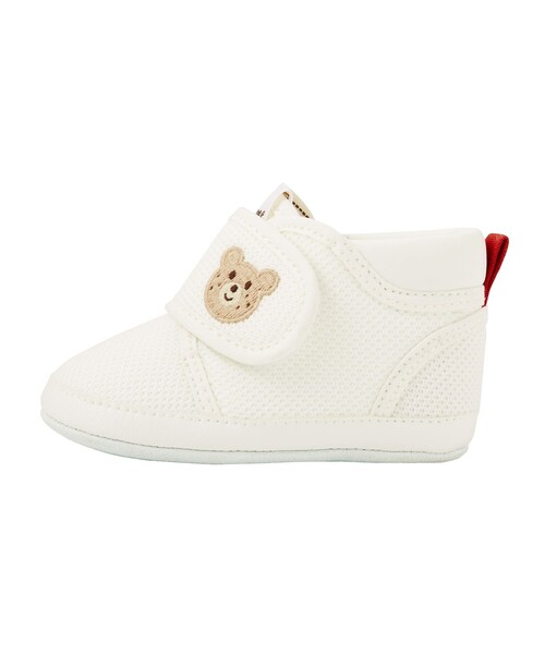 HOT BISCUITS（ホットビスケッツ）の「ソフトメッシュ プレシューズ（ベビーシューズ/ベビーソックス・キッズ・マルチ/ホワイト・11.5/12cm/11cm/12.5/10.5cm）」の18枚目の写真