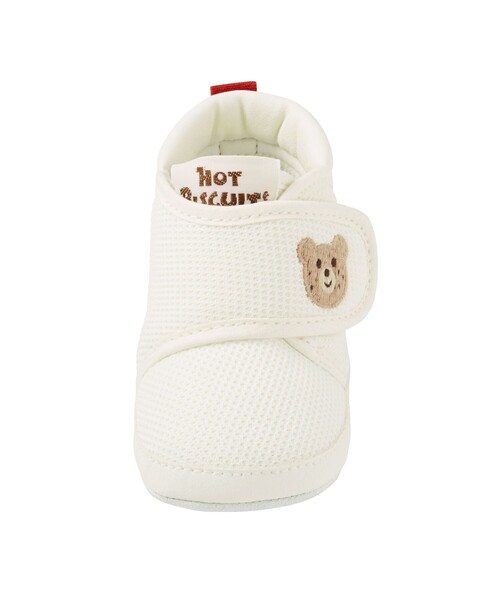 HOT BISCUITS（ホットビスケッツ）の「ソフトメッシュ プレシューズ（ベビーシューズ/ベビーソックス・キッズ・マルチ/ホワイト・11.5/12cm/11cm/12.5/10.5cm）」の16枚目の写真
