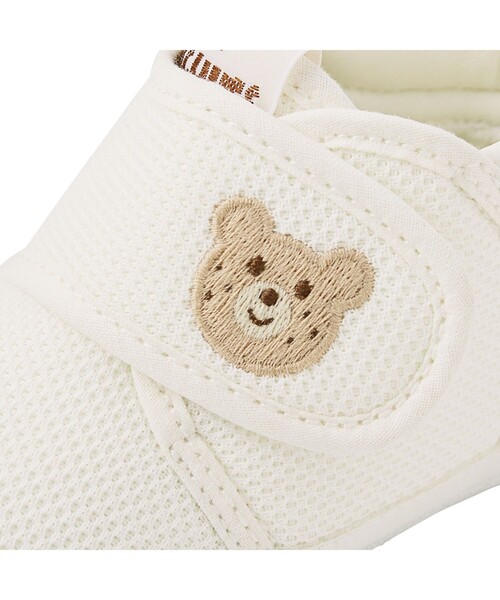 HOT BISCUITS（ホットビスケッツ）の「ソフトメッシュ プレシューズ（ベビーシューズ/ベビーソックス・キッズ・マルチ/ホワイト・11.5/12cm/11cm/12.5/10.5cm）」の13枚目の写真