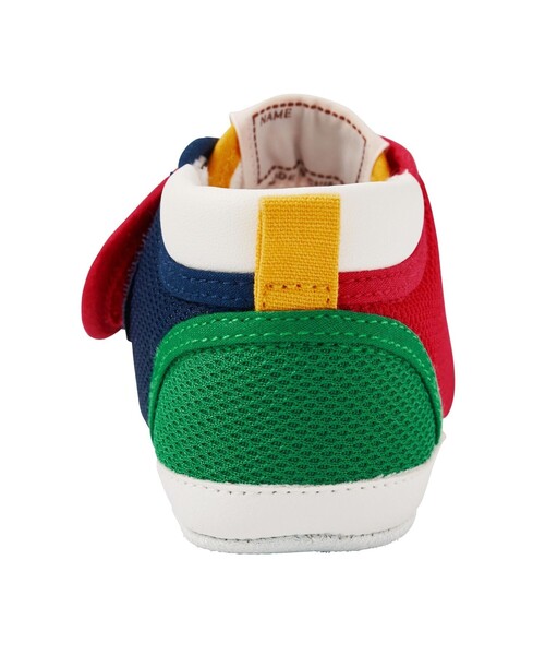 HOT BISCUITS（ホットビスケッツ）の「ソフトメッシュ プレシューズ（ベビーシューズ/ベビーソックス・キッズ・マルチ/ホワイト・11.5/12cm/11cm/12.5/10.5cm）」の12枚目の写真