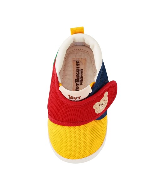 HOT BISCUITS（ホットビスケッツ）の「ソフトメッシュ プレシューズ（ベビーシューズ/ベビーソックス・キッズ・マルチ/ホワイト・11.5/12cm/11cm/12.5/10.5cm）」の11枚目の写真