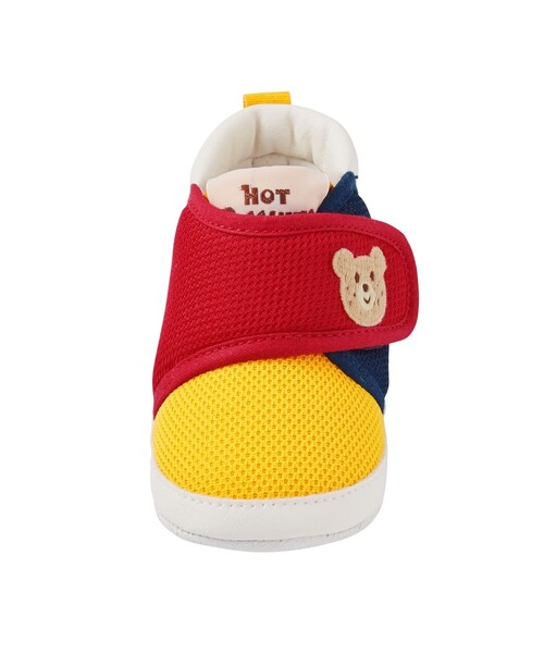 HOT BISCUITS（ホットビスケッツ）の「ソフトメッシュ プレシューズ（ベビーシューズ/ベビーソックス・キッズ・マルチ/ホワイト・11.5/12cm/11cm/12.5/10.5cm）」の8枚目の写真