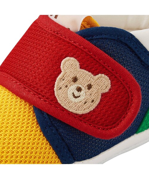 HOT BISCUITS（ホットビスケッツ）の「ソフトメッシュ プレシューズ（ベビーシューズ/ベビーソックス・キッズ・マルチ/ホワイト・11.5/12cm/11cm/12.5/10.5cm）」の5枚目の写真