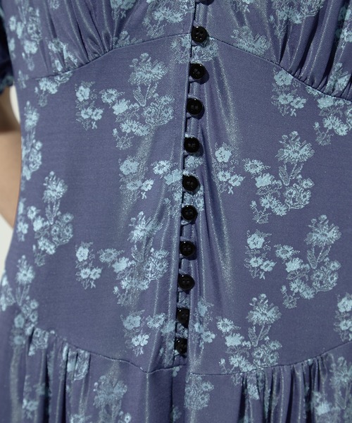 AKANE UTSUNOMIYA(アカネウツノミヤ)の「【AKANE UTSUNOMIYA/アカネウツノミヤ】《STUDIOUS別注》flower jersey onepiece/フラワージャージーワンピース(ワンピース・レディース・ブラック/ブルー・36/38)」の15枚目の写真