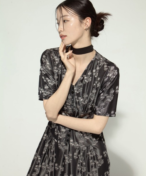 き*ん様 akane utsunomiya ジャガード花柄トップス AKANE UTSUNOMIYA（アカネウツノミヤ）の「【AKANE UTSUNOMIYA/アカネ