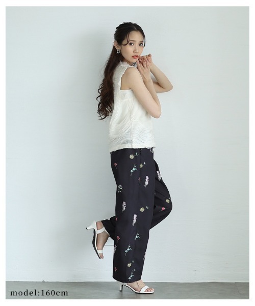 セール】チュールジャガードブラウス（シャツ/ブラウス）｜Sawa