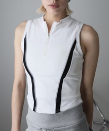 ハーフジップ」に該当するレディースのタンクトップファッション通販