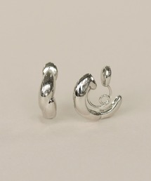 Bubbloop ひねり風イヤリング ノンホールピアス