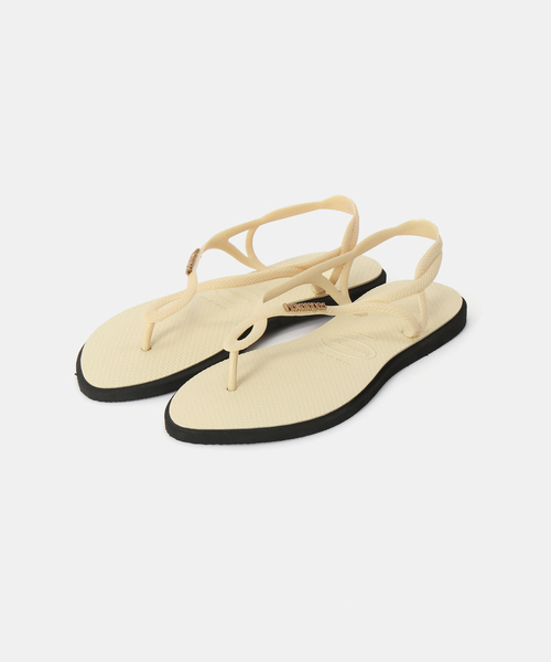 plage（プラージュ）の「HAVAIANAS / ハワイアナス LUNA POINT サンダル（サンダル・レディース・アイボリー・25.5cm/24.5cm/23cm/22cm）」の2枚目の写真