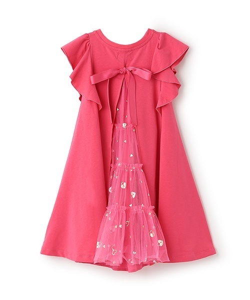 トドラー ハートキーチュールドッキングワンピース（ワンピース