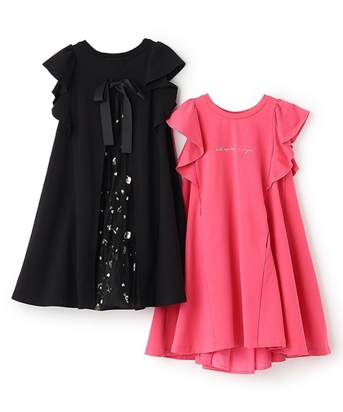 トドラー ハートキーチュールドッキングワンピース（ワンピース