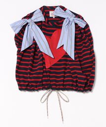 ✨タグ付き✨ヴィヴィアンウエストウッド コットンラム 袖ギャザートップ Tシャツ Vivienne Westwood（ヴィヴィアンウエストウッド）の「コットン