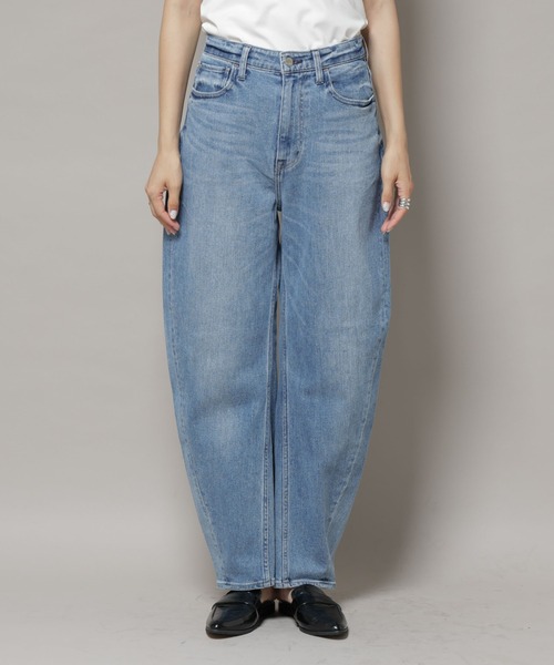 Healthy denim（ヘルシーデニム）の「Healthy DENIM/Corn ワイドカーブデニム（デニムパンツ・レディース・ライトブルー・24/23/22）」の9枚目の写真