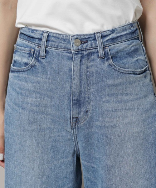 Healthy denim（ヘルシーデニム）の「Healthy DENIM/Corn ワイドカーブデニム（デニムパンツ・レディース・ライトブルー・24/23/22）」の12枚目の写真