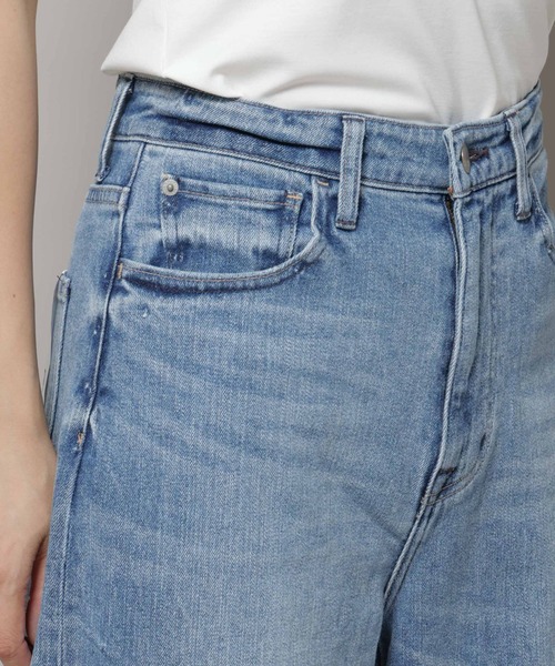 Healthy denim（ヘルシーデニム）の「Healthy DENIM/Corn ワイドカーブデニム（デニムパンツ・レディース・ライトブルー・24/23/22）」の14枚目の写真