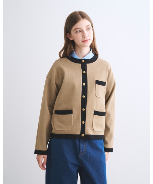 Traditional Weatherwear（トラディショナルウェザーウェア）の「ARKLEY KNIT（カーディガン/ボレロ・レディース・ブラック/ブラック系その他/レッド/ネイビー/グリーン系その他/ベージュ系/ネイビー系・S/XS/XXS）」の3枚目の写真