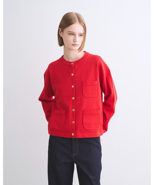 Traditional Weatherwear（トラディショナルウェザーウェア）の「ARKLEY KNIT（カーディガン/ボレロ・レディース・ブラック/ブラック系その他/レッド/ネイビー/グリーン系その他/ベージュ系/ネイビー系・S/XS/XXS）」の7枚目の写真