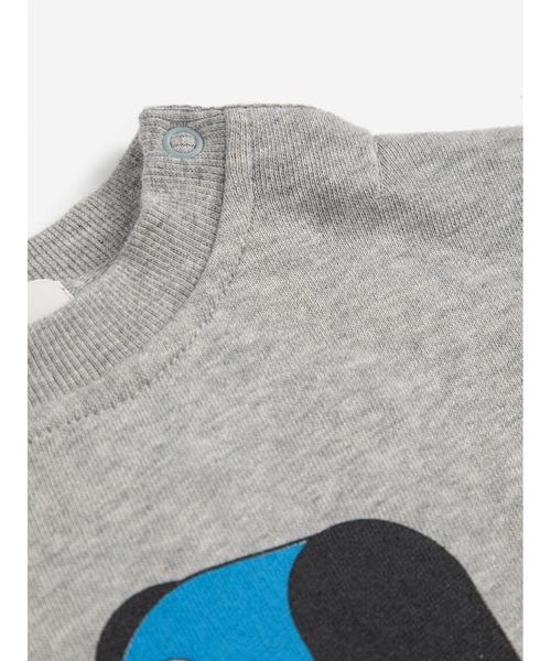 BOBO CHOSES(ボボショーズ)の「Doggy Mate sweatshirt(スウェット・キッズ・ヘザーグレー・18MONTH/24MONTH/3MONTH/9MONTH)」の3枚目の写真