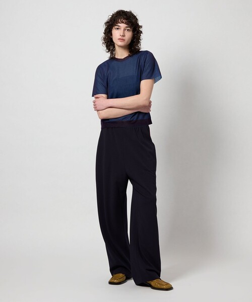 【新品☆タグ付き】大人気☆rokuパンツ 6(ROKU)＞NEW タックパンツ