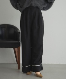 【ZOZO限定】ロールアップ配色タックパンツ