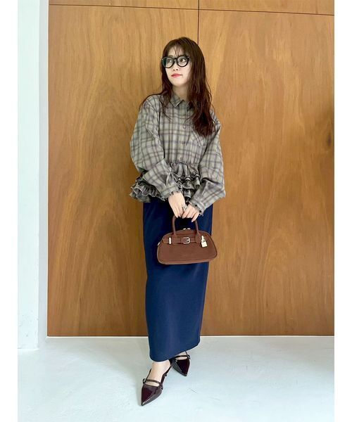 ホイップフリルヘムブラウス（シャツ/ブラウス）｜LILY BROWN