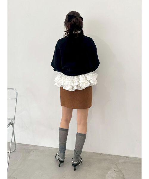 LILY BROWN ホイップフリルヘムブラウス ホイップフリルヘムブラウス（シャツ/ブラウス）｜LILY BROWN